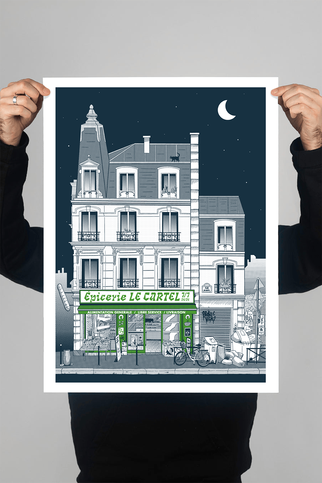 L'ÉPICERIE LE CARTEL・Impression numérique sur papier