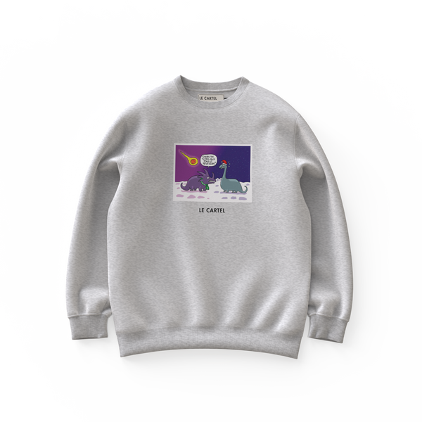 THE END・Crewneck unisex・Heather grey