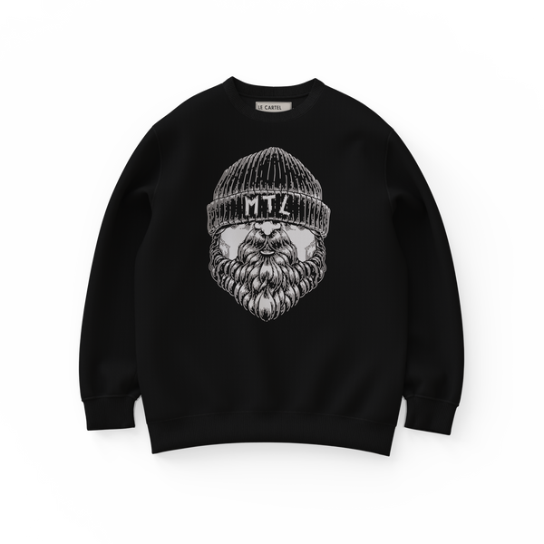 BARBU・Crewneck・White / Black