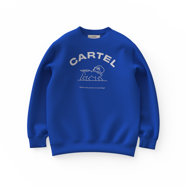 I HAVE A THEORY・Unisex Crewneck・Royal blue