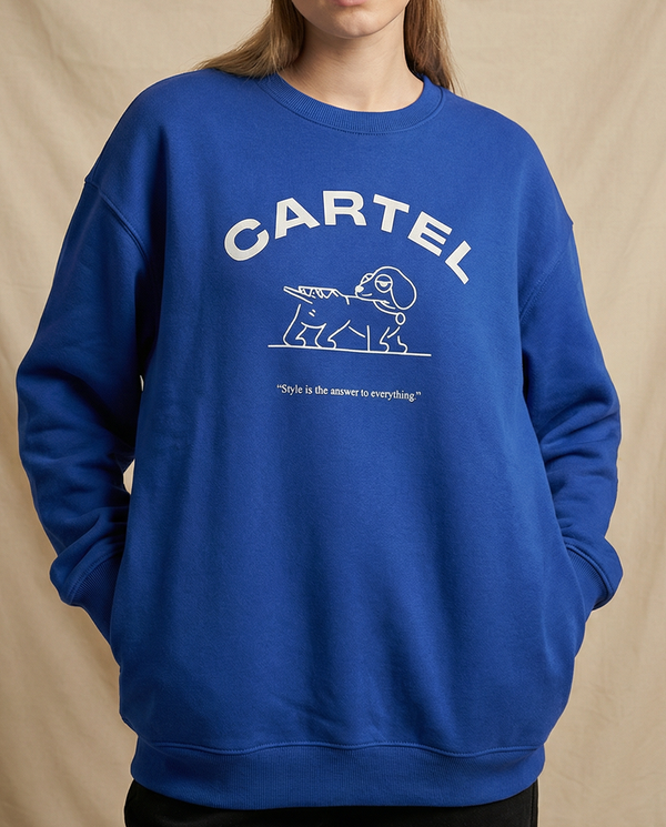 I HAVE A THEORY・Unisex Crewneck・Royal blue