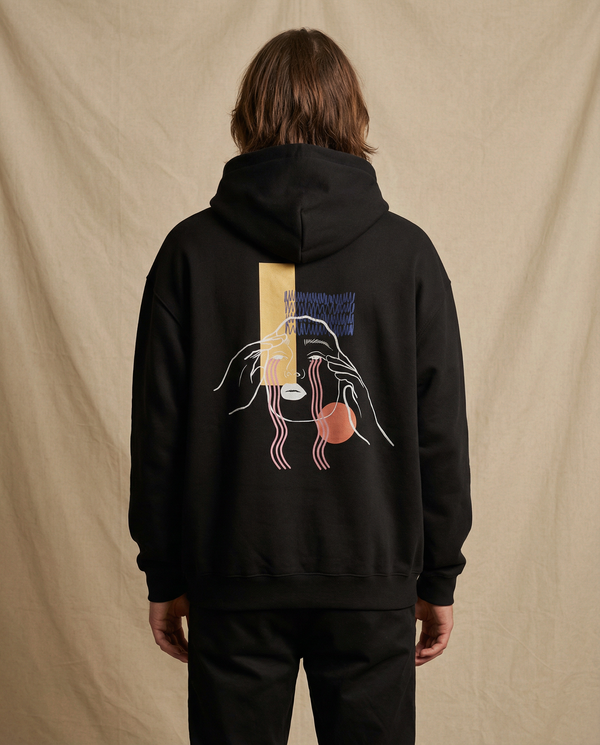CONFUSION・Unisex hoodie・Black