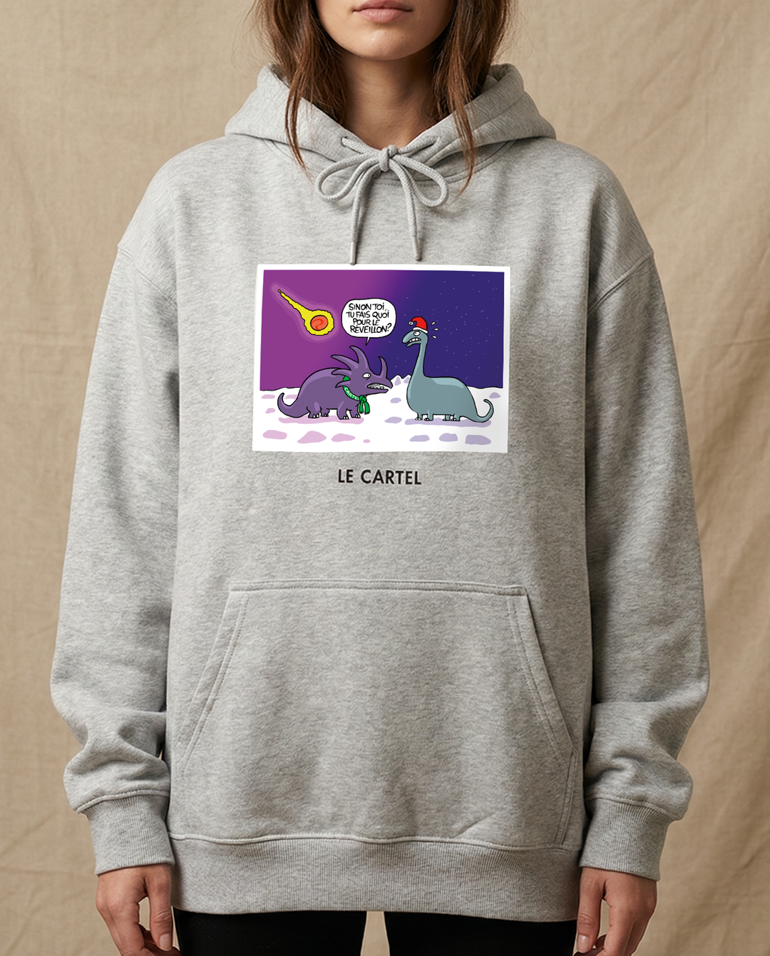 THE END・Unisex hoodie・Heather grey