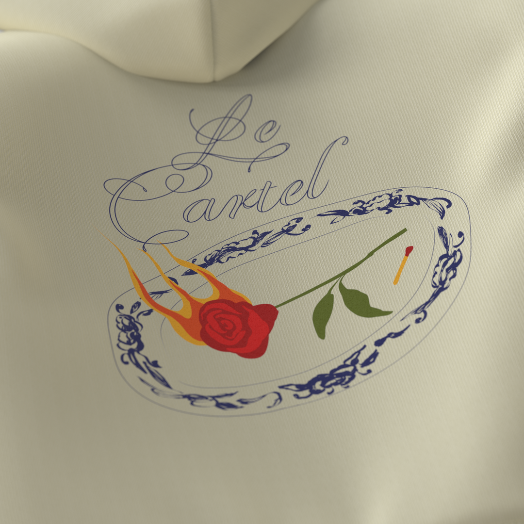 EPI-LOGUE・Hoodie ample unisexe・Crème