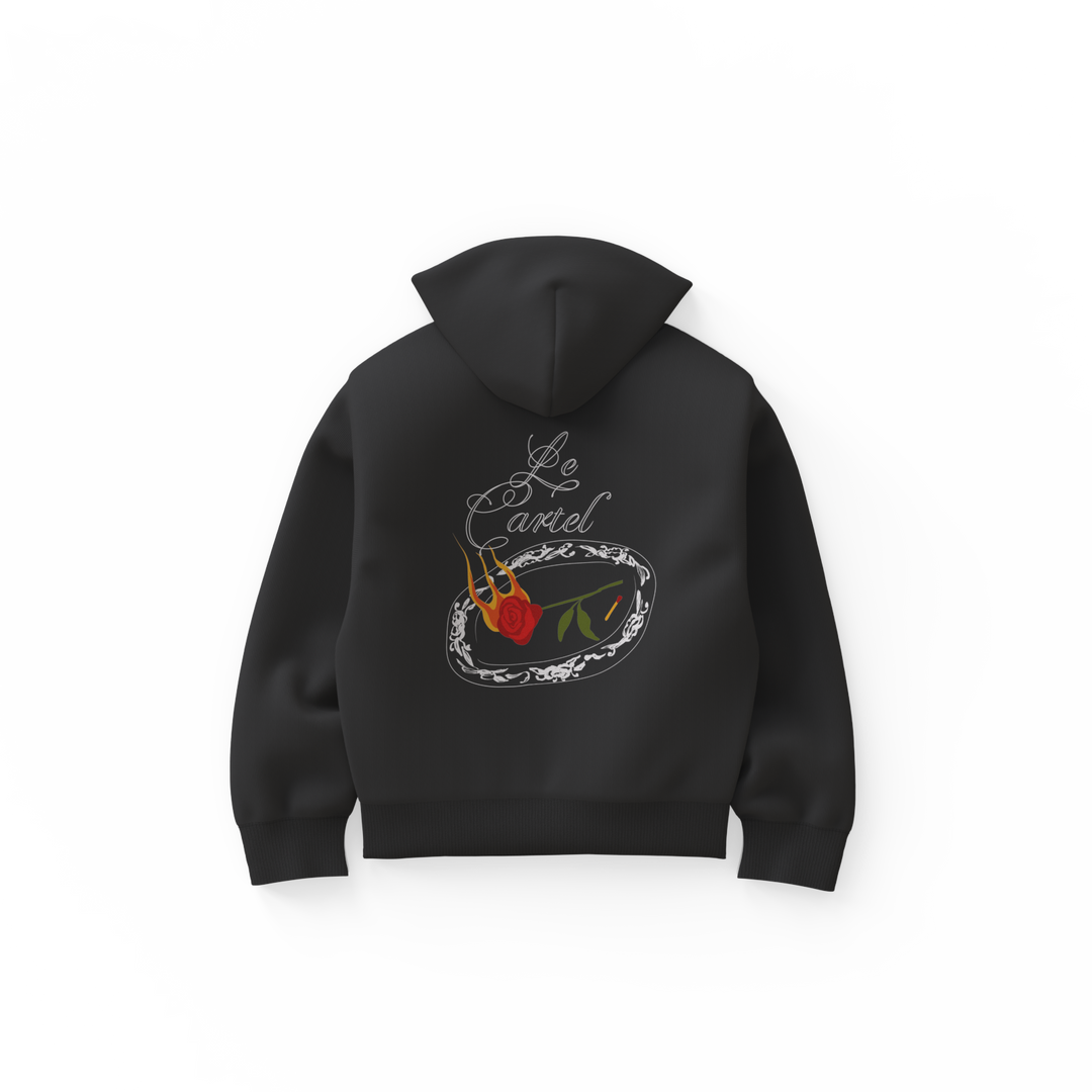 EPI-LOGUE・Hoodie ample unisexe・Noir