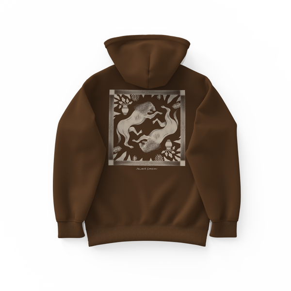 NEMEA・Unisex hoodie・Brown