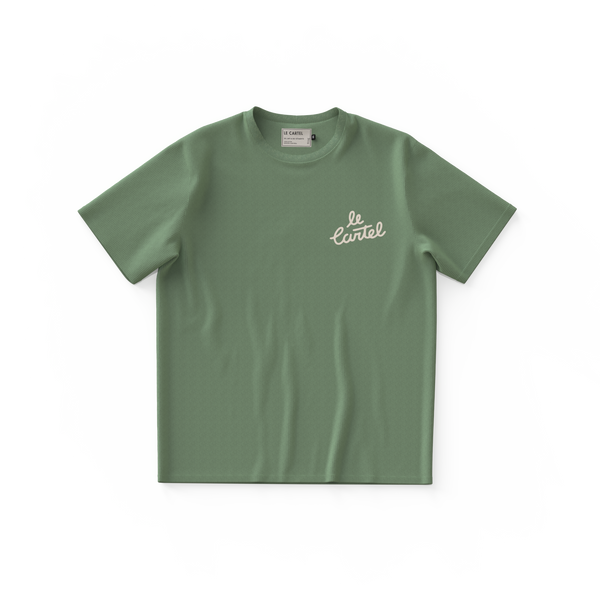 WINTER IS OVER・Large unisex T-shirt・Vintage green