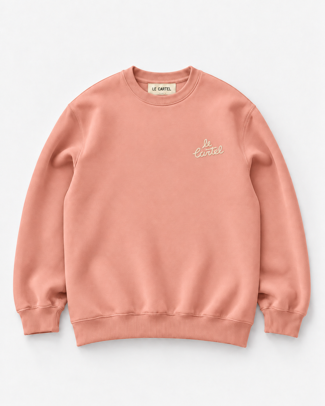 NEW OG・Crewneck unisexe brodé・Rose