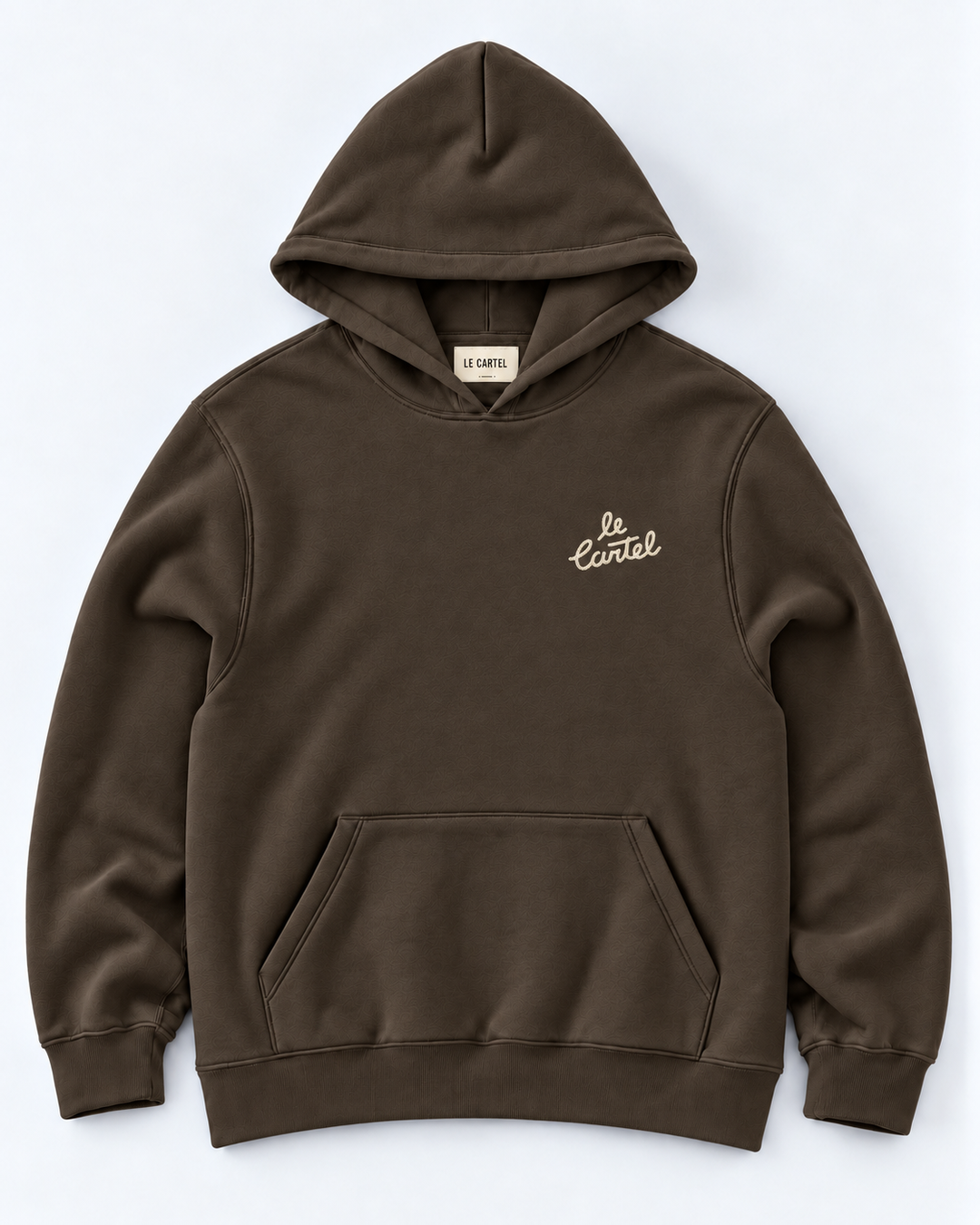 NEW OG・Unisex embroidered hoodie・Chocolate