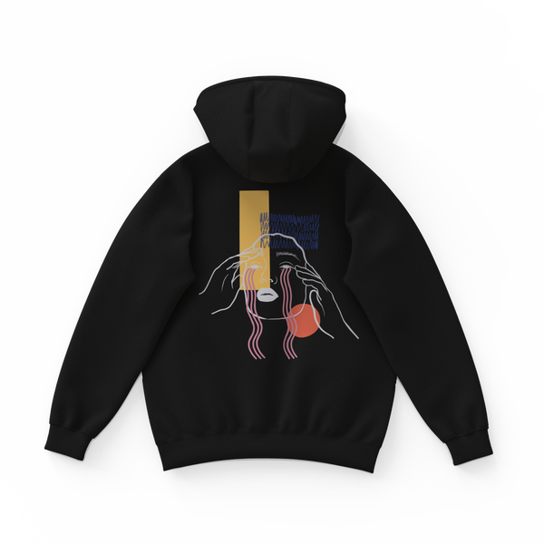 CONFUSION・Unisex hoodie・Black