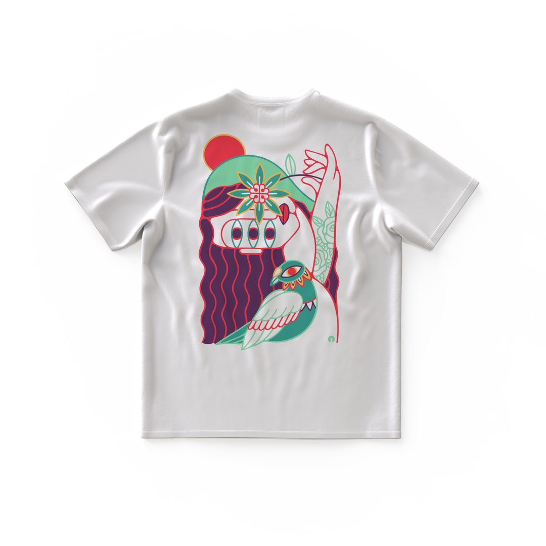 DANDELION・Unisex T-shirt・White