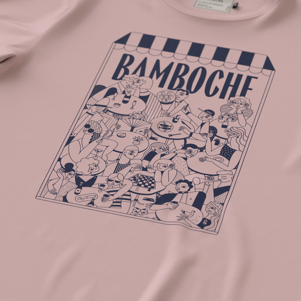 BAMBOCHE・Unisex T-shirt・Pink