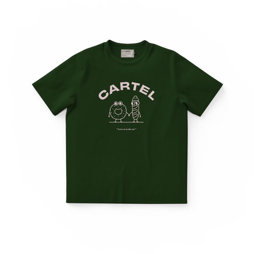 LOVE IS IN THE AIR・Unisex T-shirt・Green