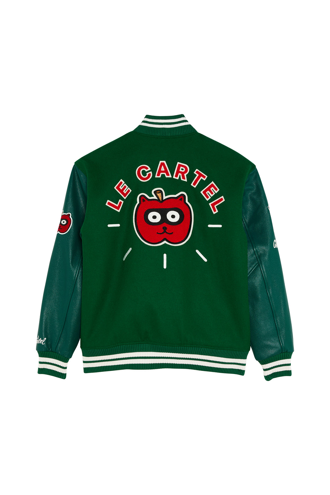 CHATCON・Varsity jacket with patches・Green