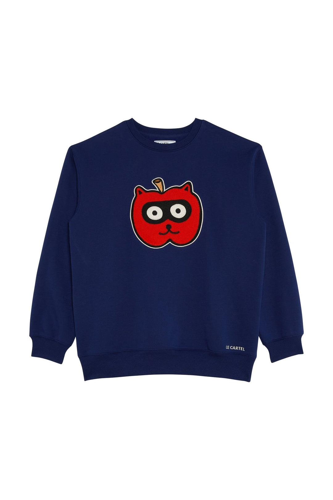 CHAT POMME・Crewneck unisexe・Bleu - Le Cartel