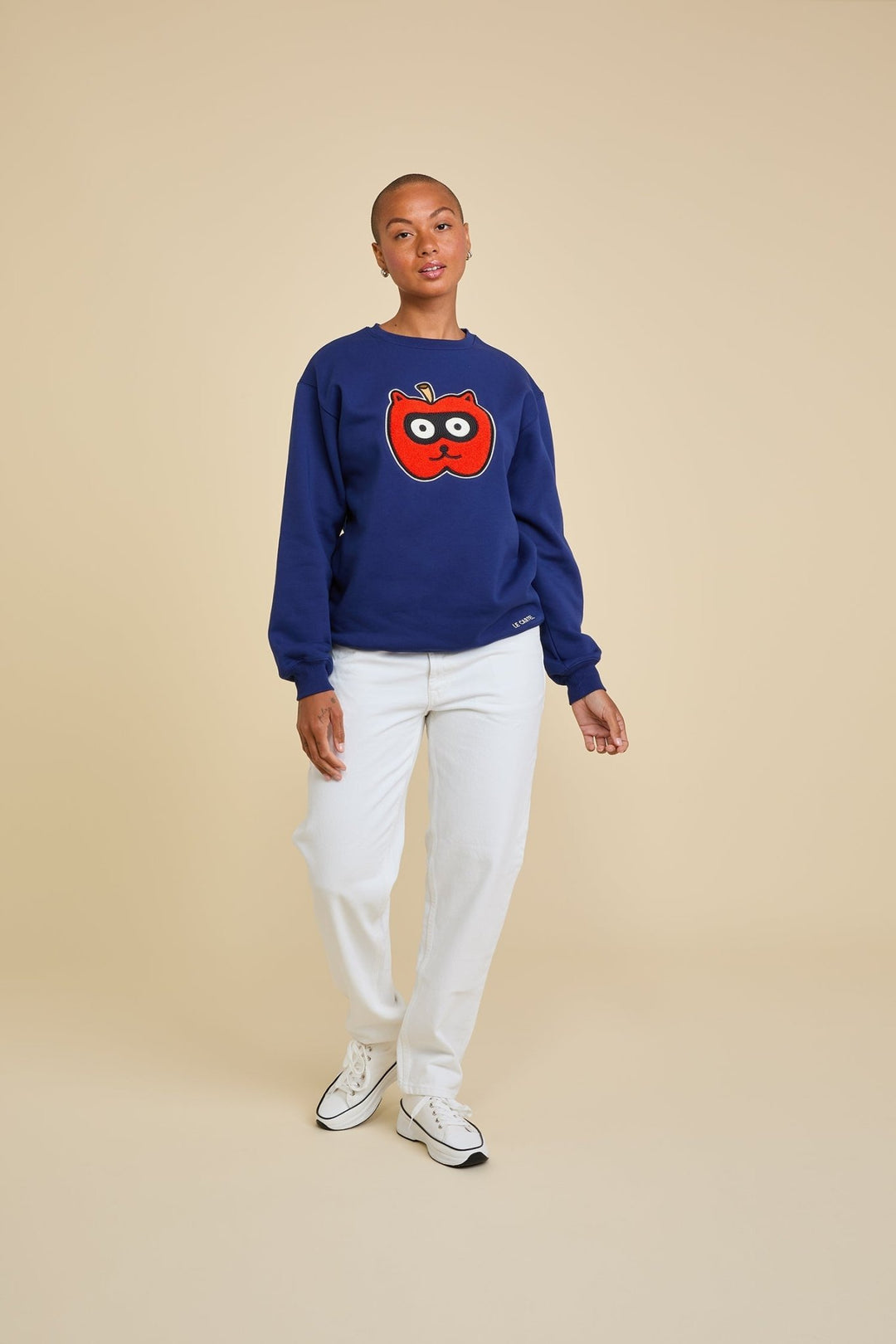 CHAT POMME・Crewneck unisexe・Bleu - Le Cartel