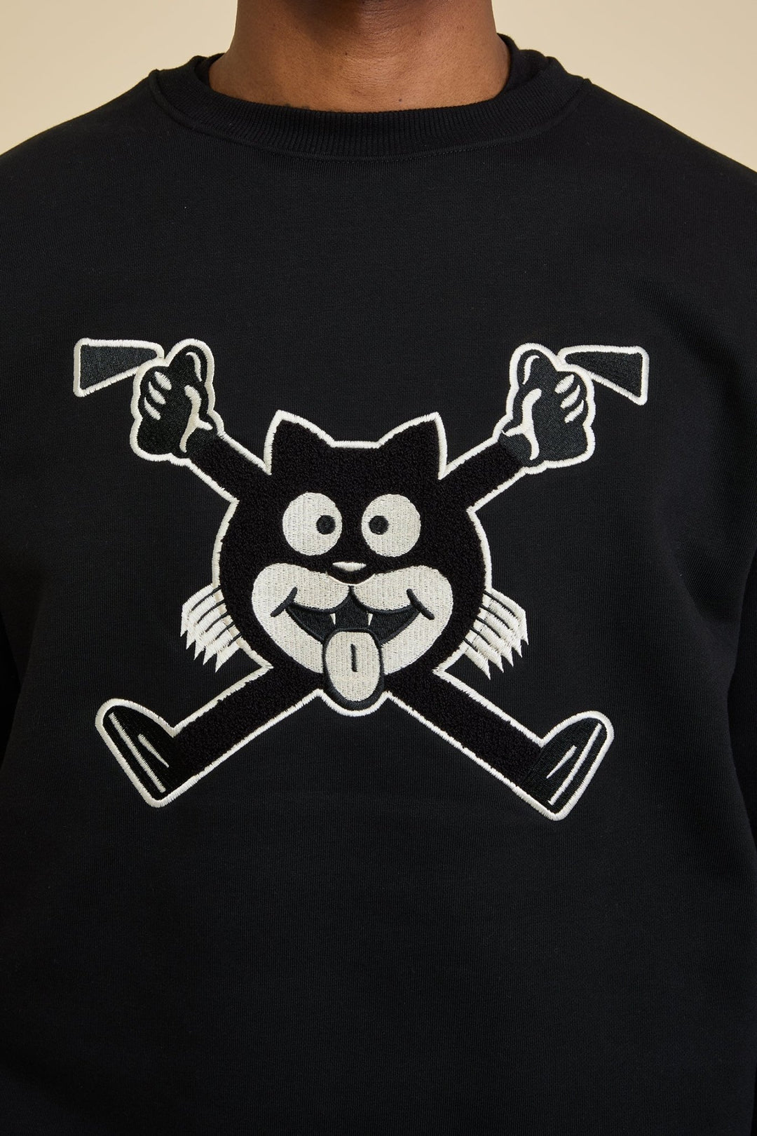 CHATCON・Crewneck unisexe・Noir - Le Cartel