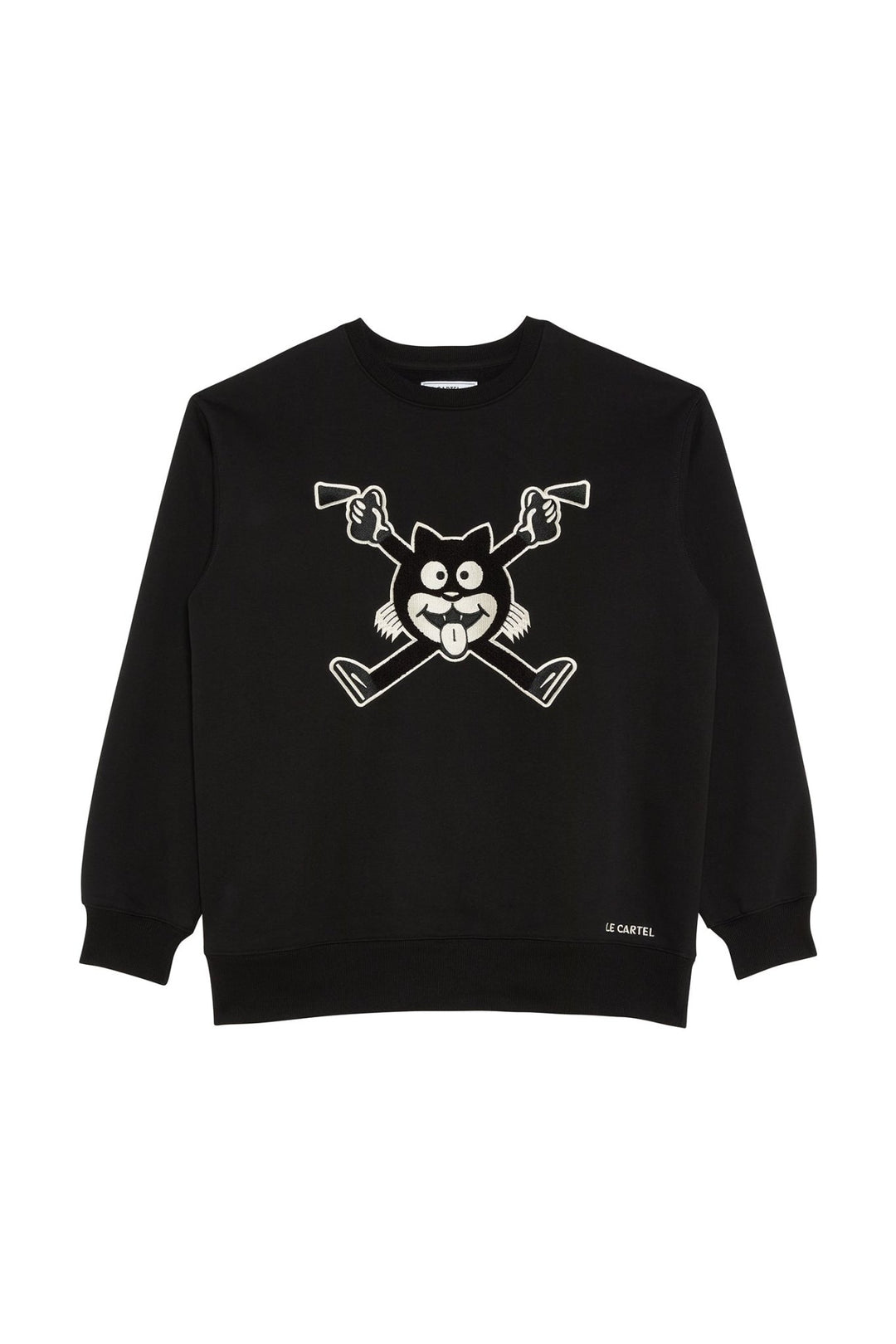 CHATCON・Crewneck unisexe・Noir - Le Cartel