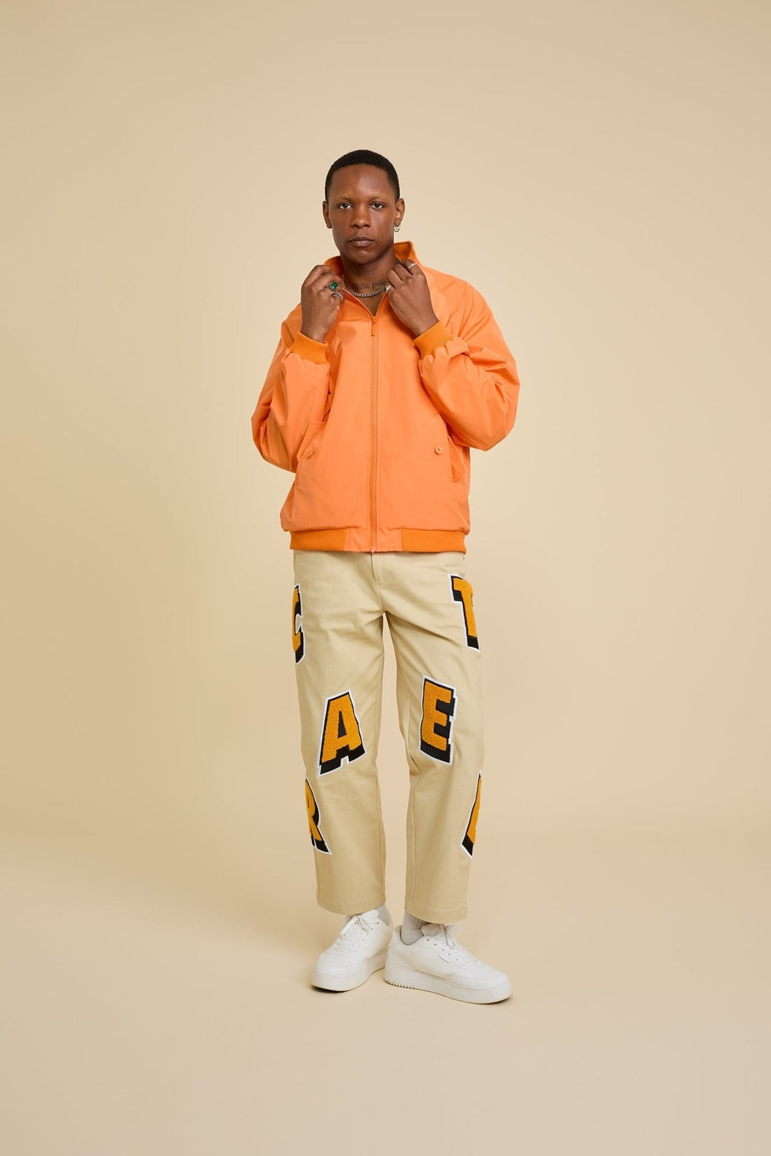 CHATCON・Veste harrington unisexe・Orange - Le Cartel