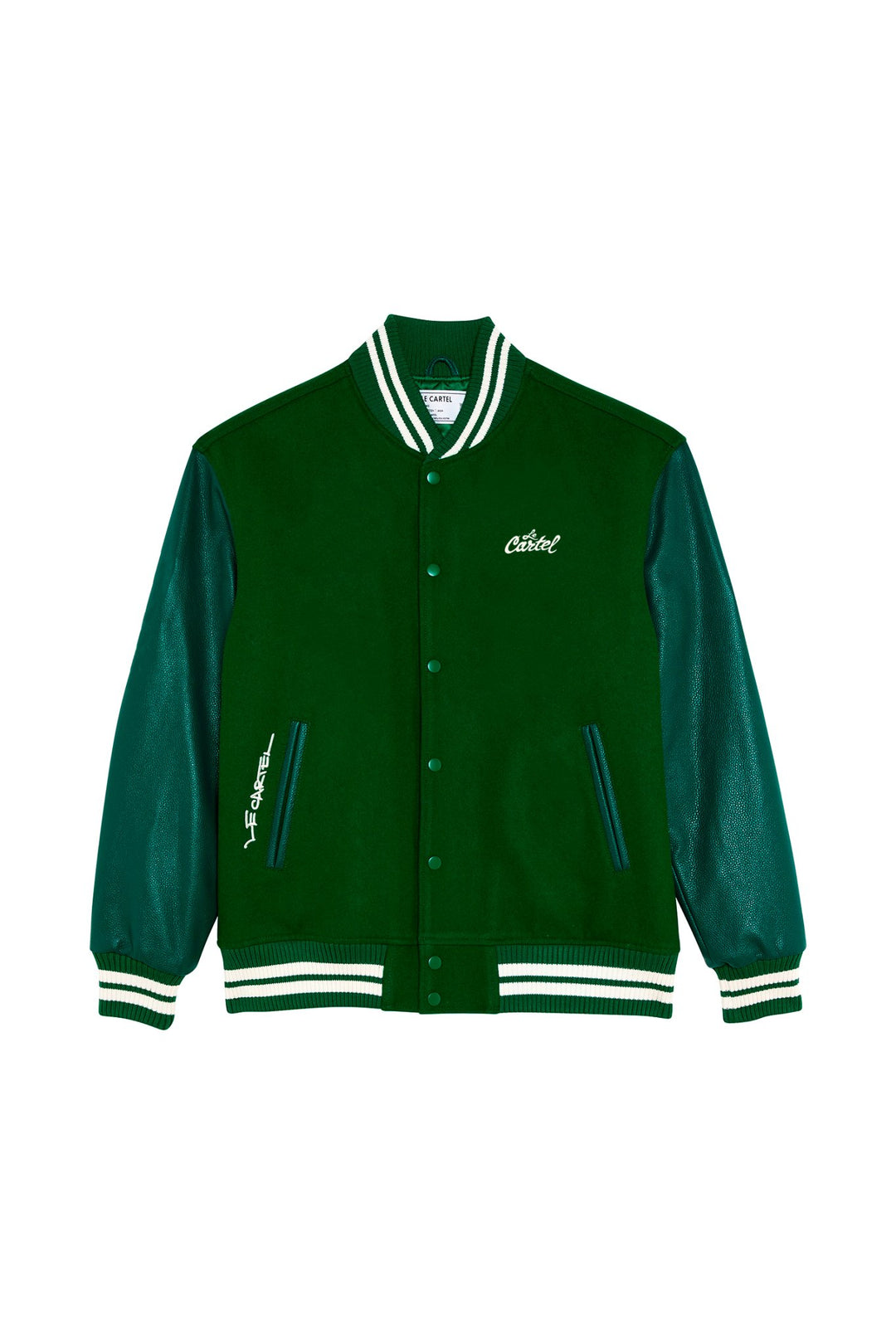 CHATCON・Veste varsity・Verte - Le Cartel