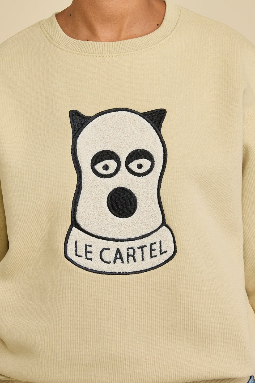 CHATGOULE・Crewneck unisexe・Sable - Le Cartel