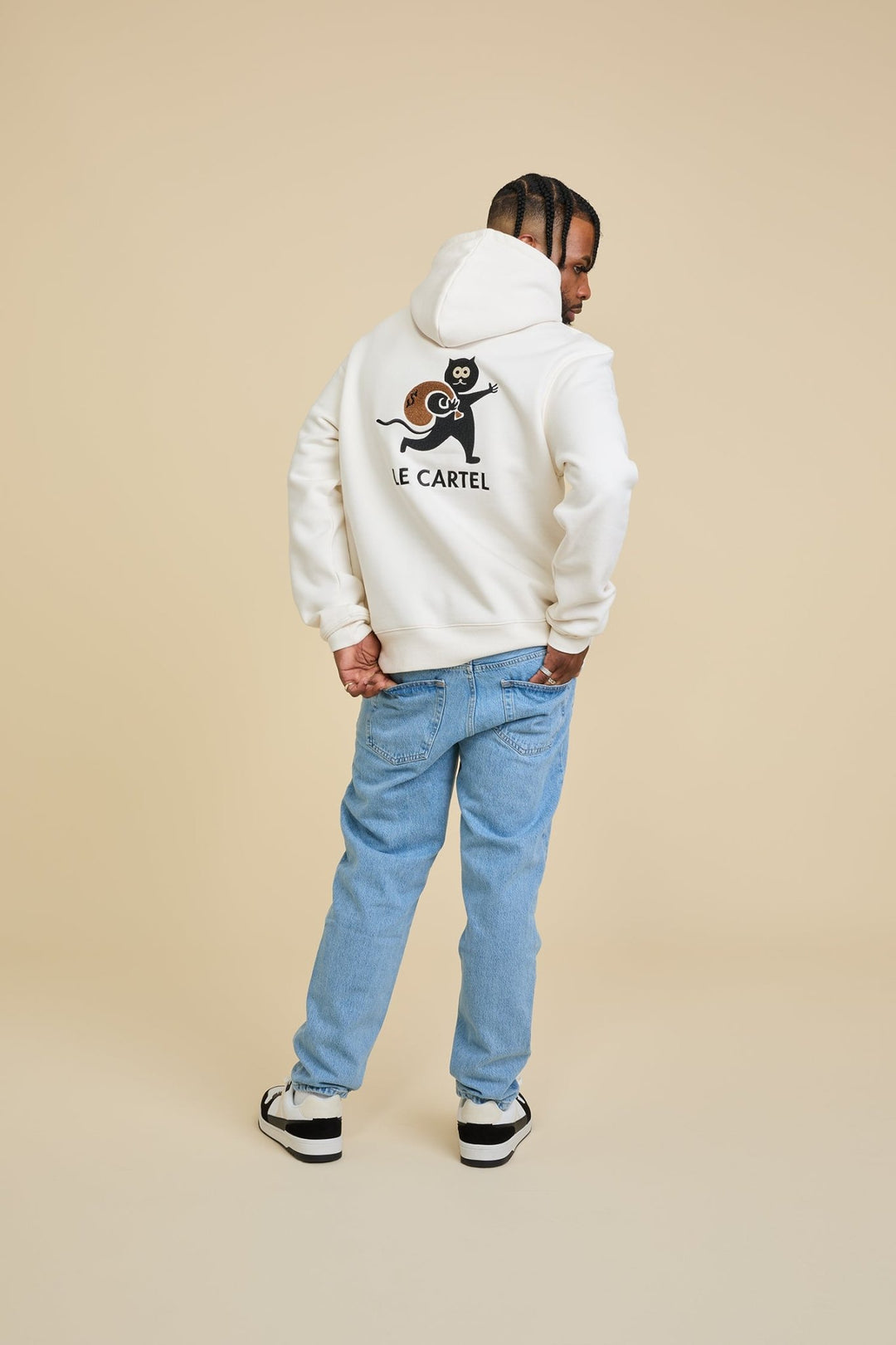 CHATPARDEUR・Hoodie unisexe・Blanc cassé - Le Cartel