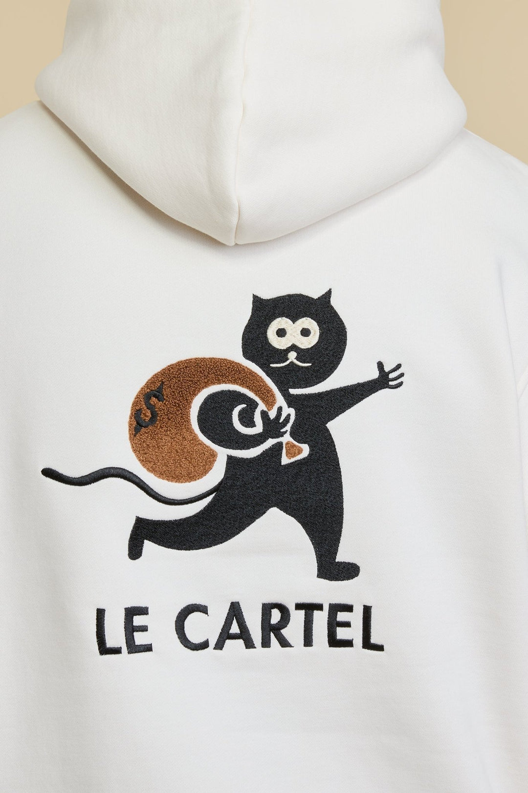 CHATPARDEUR・Hoodie unisexe・Blanc cassé - Le Cartel