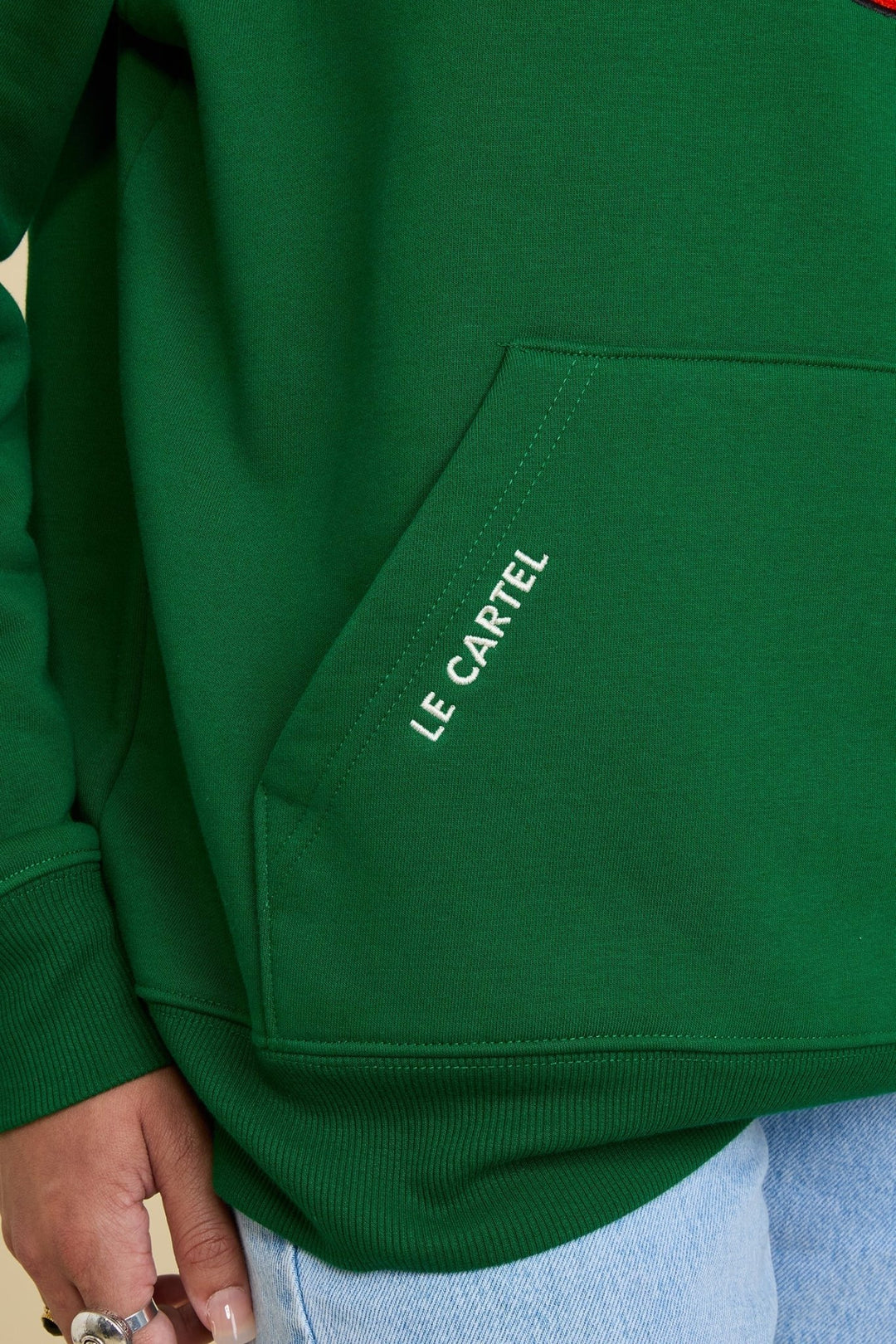 CHERISE・Hoodie unisexe・Vert - Le Cartel