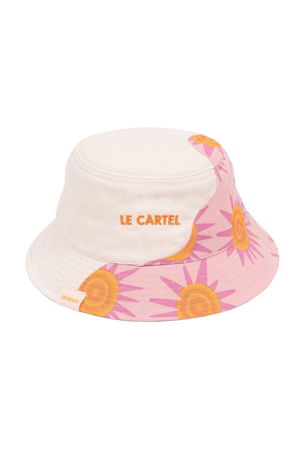 FLOWER POWER・Bucket hat brodé・Sable - Le Cartel