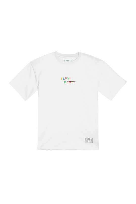 I LOVE PARIS・T-shirt unisexe・Blanc - Le Cartel