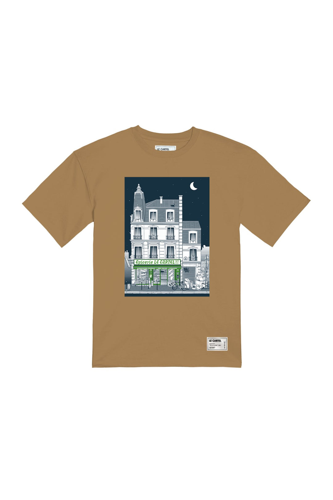 L'ÉPICERIE LE CARTEL・T-shirt unisexe・Latté - Le Cartel