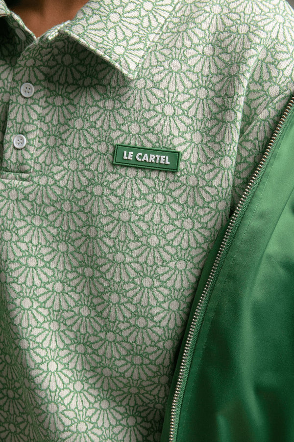 MOSAÏQUE・Short tissé・Vert - Le Cartel