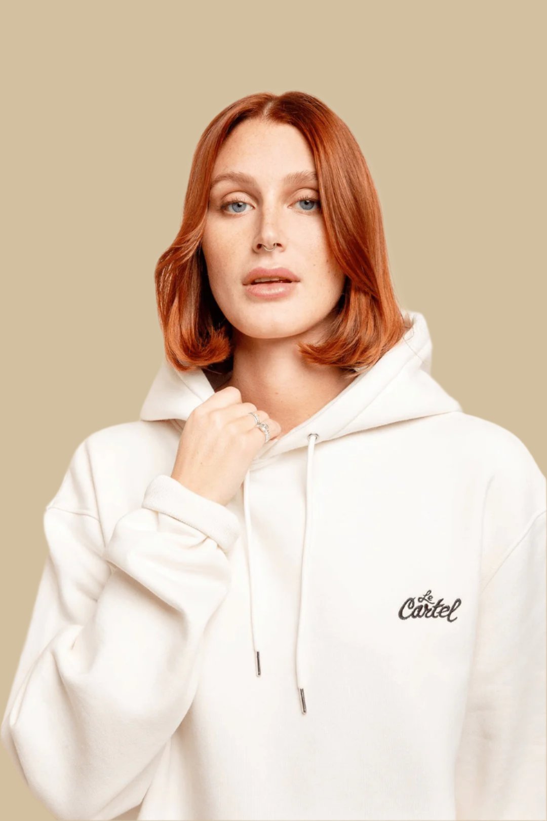 OG・Hoodie unisexe・Blanc cassé - Le Cartel