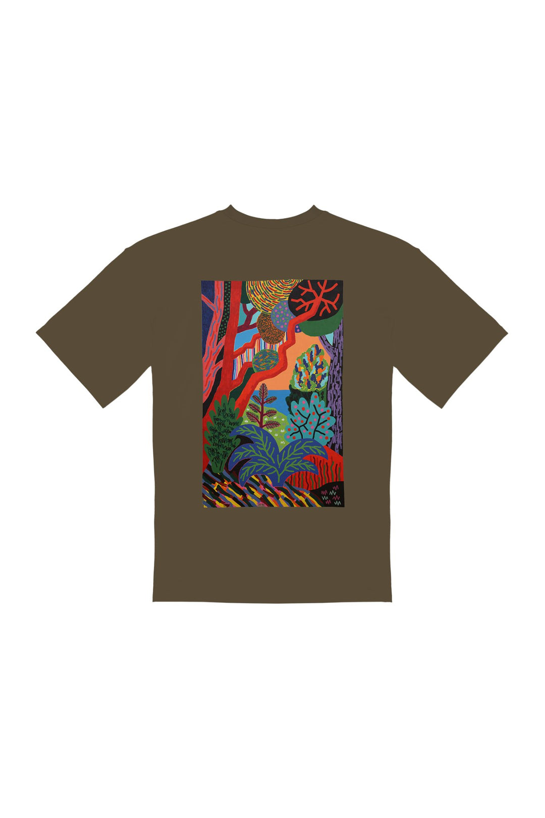 VOIR LES FLEURS・T-shirt unisexe・Kaki - Le Cartel