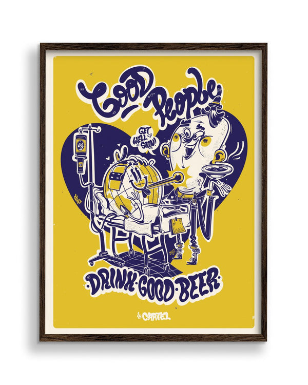 GOOD PEOPLE・Sérigraphie papier - Le Cartel