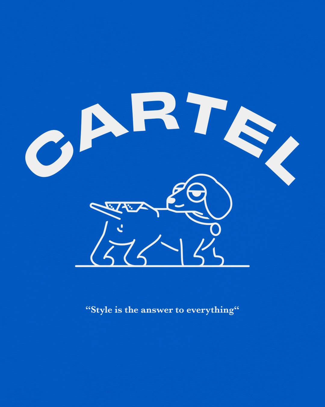 STYLE IS THE ANSWER・T-shirt unisexe・Bleu - Le Cartel